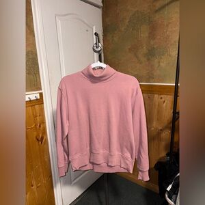 Zara | Pink Turtleneck Sweater
